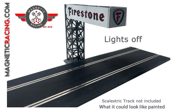 slot car half gantry firestone 1:32 scale