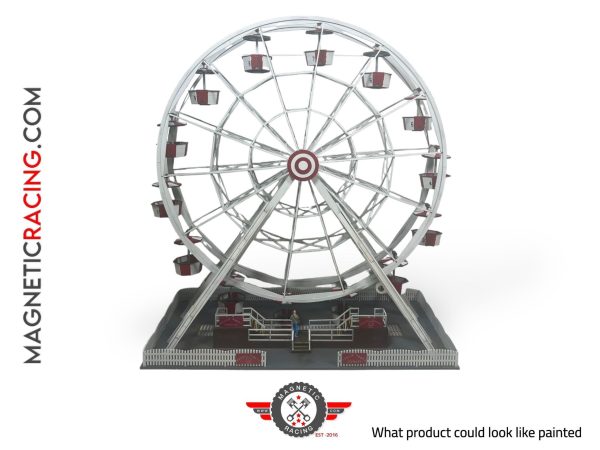 The 1:32 scale Ferris wheel from Le Mans and Santa Monica Pier in LA