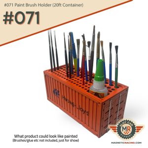 20ft container desk organiser / paint brush holder