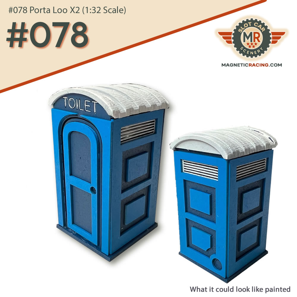 1:32 scale portaloo model kit
