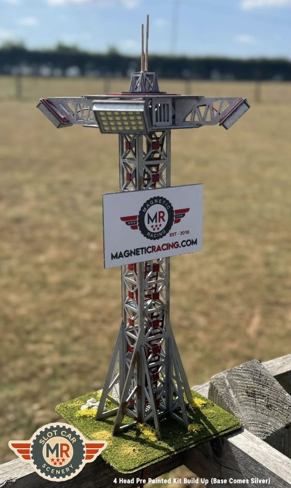 Pre Painted Slot Car light tower Kit