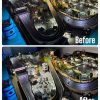 Slot car track flood lights