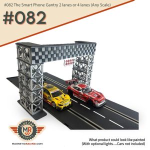 Slot car smart phone timer holder