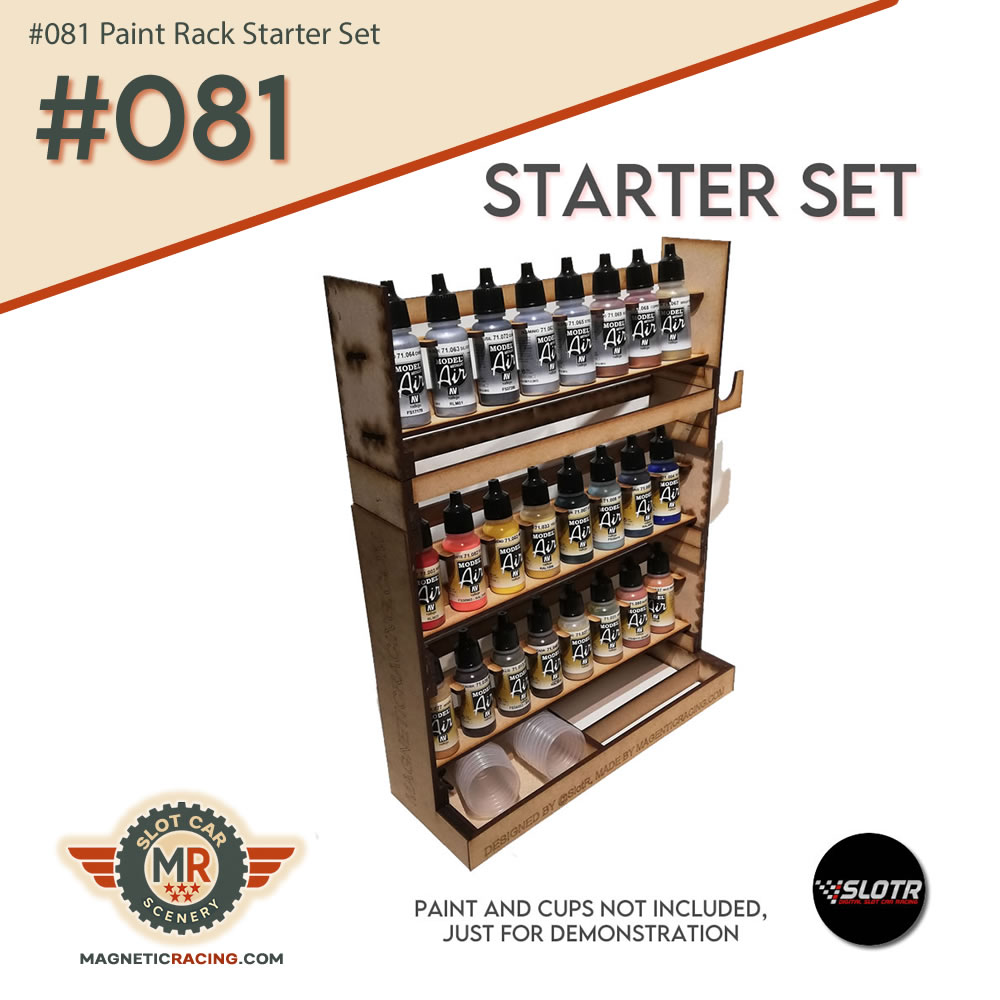 model makers paint rack