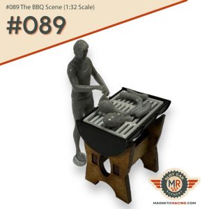 1:32 scale BBQ scene man