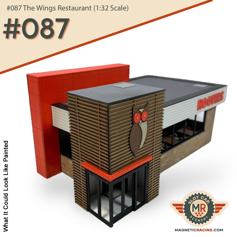 1:32 scale Hooters model kit building
