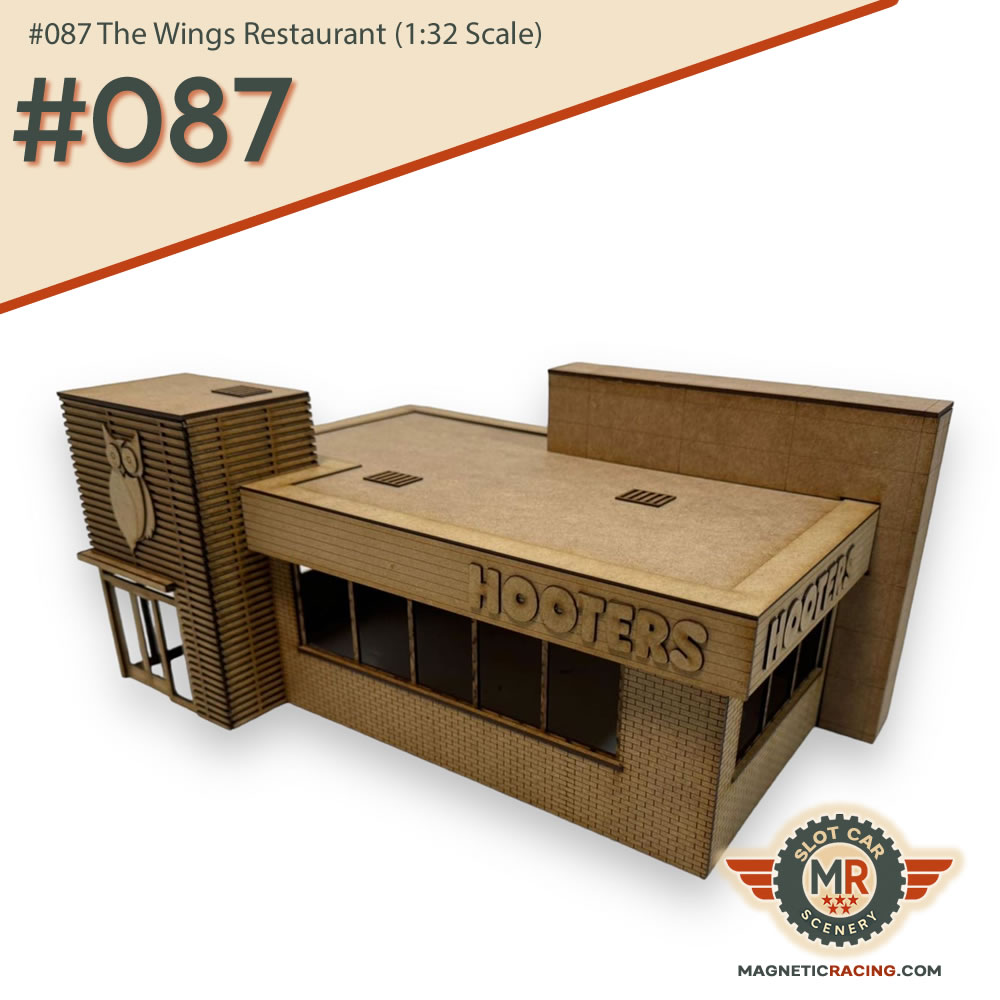 1:32 scale Hooters model kit building
