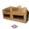 1:32 scale twin kiosk for Merch or hotdogs