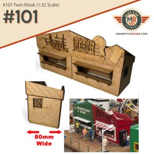 1:32 scale slot car Burger / food kiosk