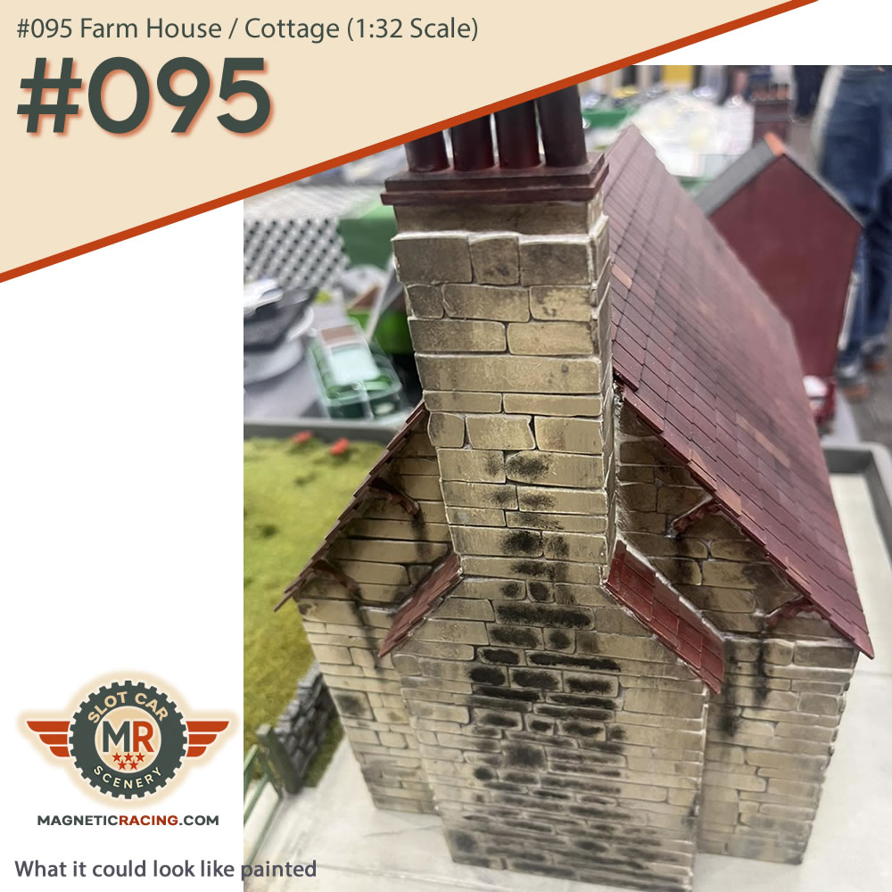 1:32 scale Farm house for model farms