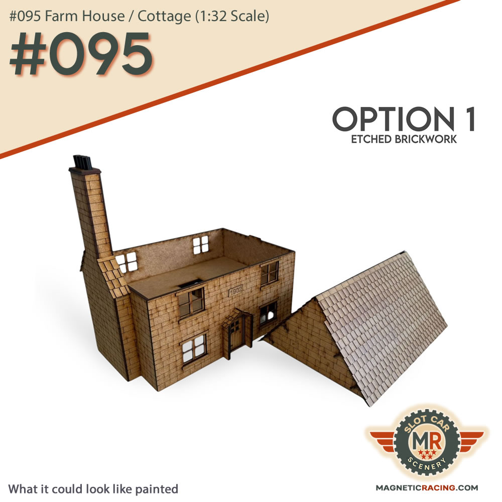 1:32 scale Farm house for model farms