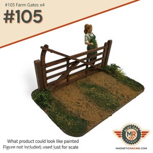 1:32 scale 5 bar farm field gate for model farm yards