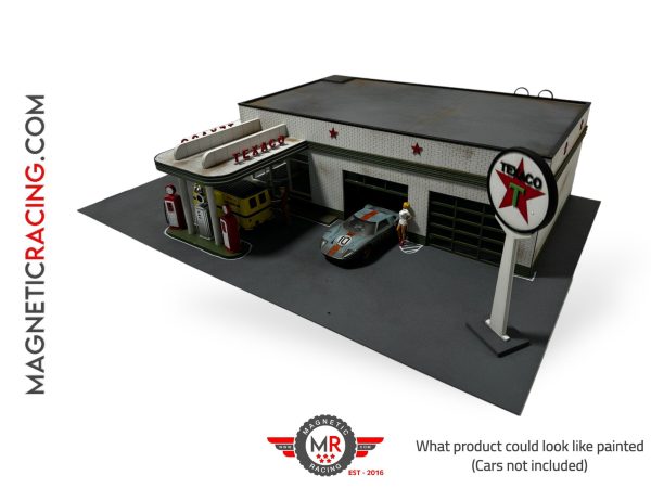 132 scale petrol diorama Texaco