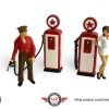 1:32 scale petrol station pumps