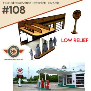 1:32 scale old Us Texaco garage model kit, Low Relief