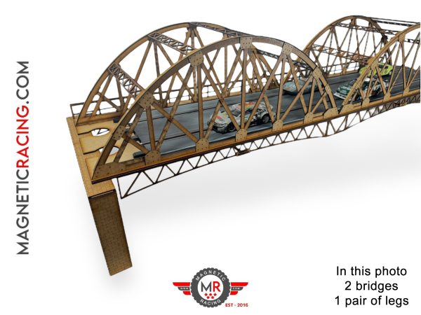 1:32 scale and 1:24 scale slot car bridge