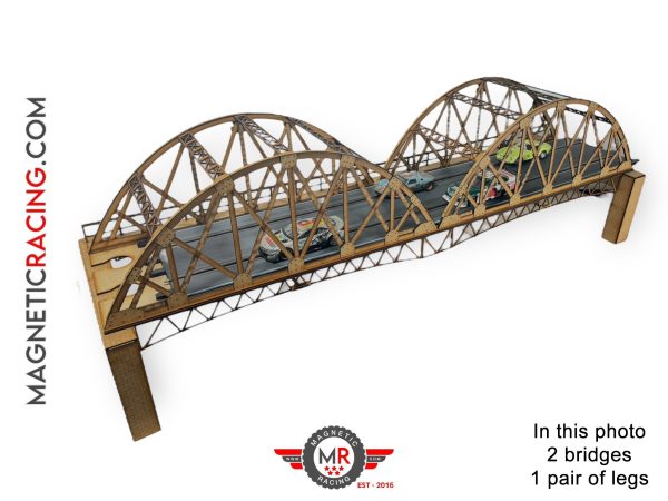 1:32 scale and 1:24 scale slot car bridge