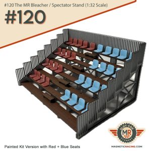 Pre Painted Slot car grandstands 132 scale