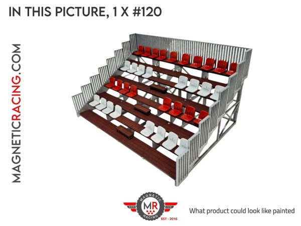 1:32 scale spectator stand with seats