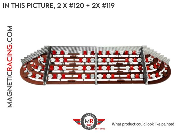 1:32 scale spectator stand with seats