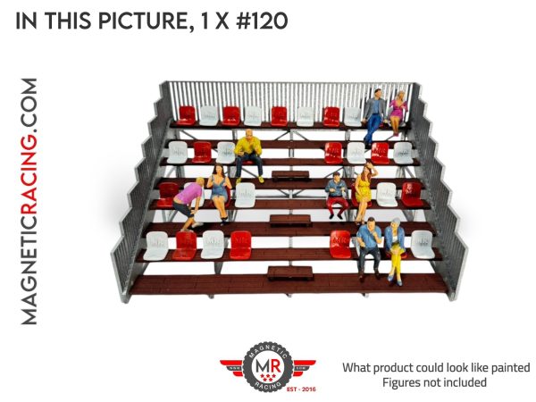 1:32 scale spectator stand with seats