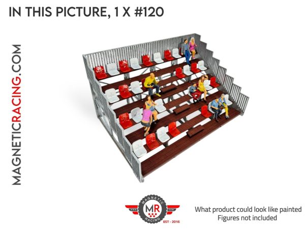 1:32 scale slot car bleacher