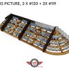 1:32 scale slot car bleacher