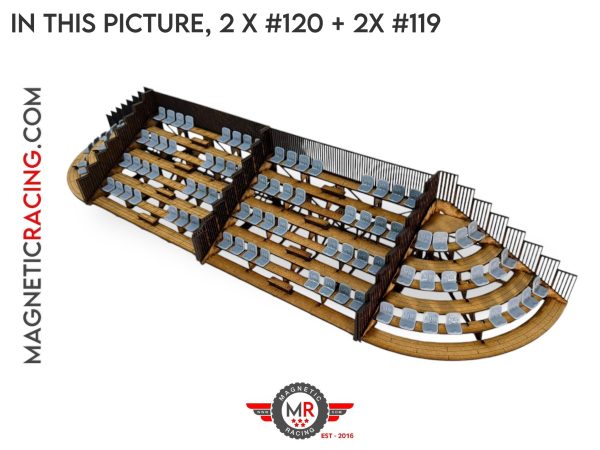 1:32 scale slot car bleacher