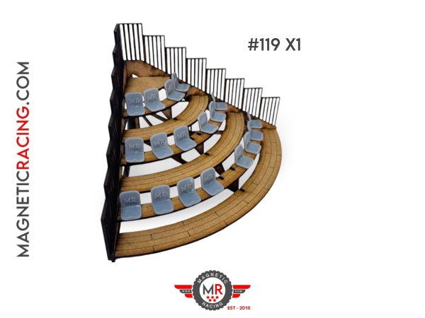 Round132scalebleacherforslotcarandscalextricXXX