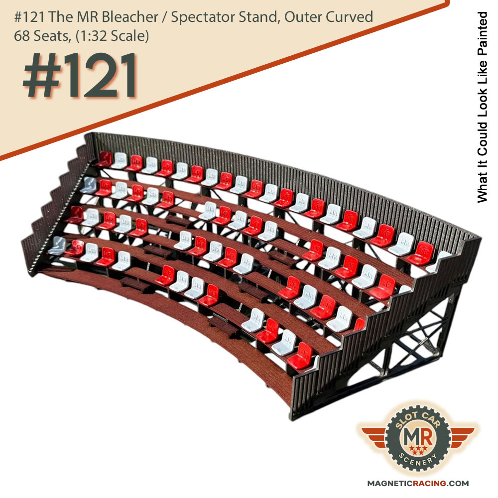 Outer Curve Slot car spectator stand 1:32 scale