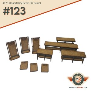 1:32 scale signs and tables for scenery