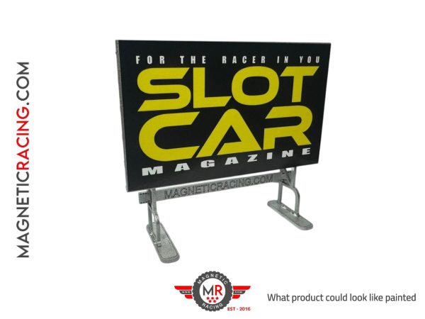 Slot Car Magazine Sticker Billboard