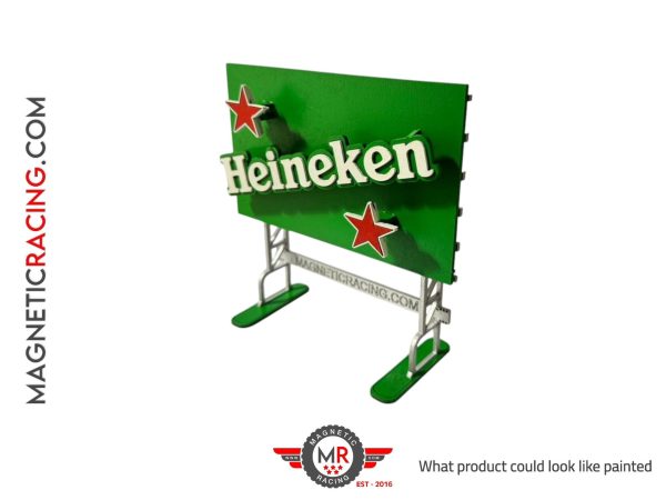 Heineken 3D billboard for slot car tracks