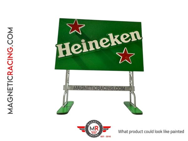 Heineken 3D billboard for slot car tracks