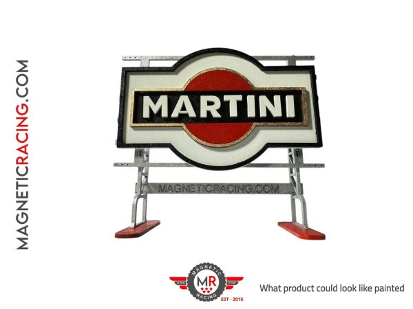 Martini 3D billboard for slot car tracks