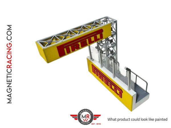 pirelli pit wall half gantry 1:32 scale