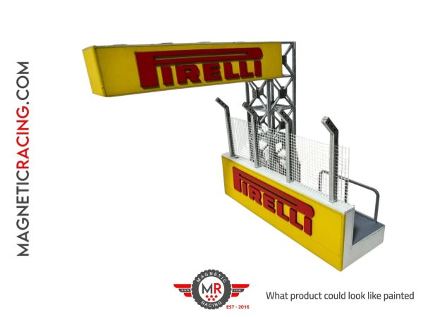 pirelli pit wall half gantry 1:32 scale