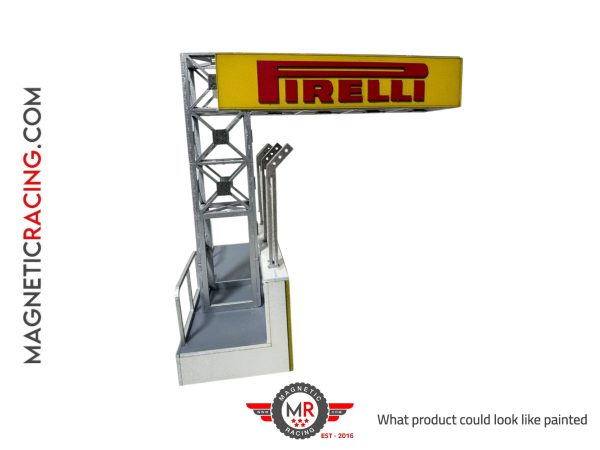 pirelli pit wall half gantry 1:32 scale