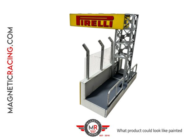 pirelli pit wall half gantry 1:32 scale