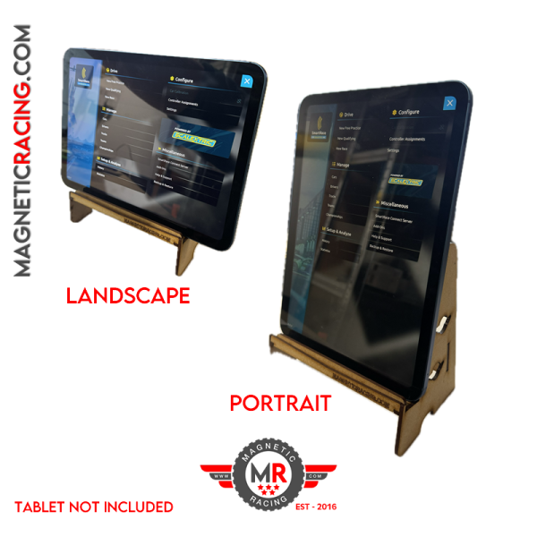 Tablet holder for scalextric ARC APP