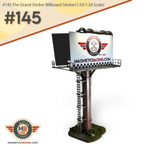 #145 Grand Sticker Billboard for Slot car tracks