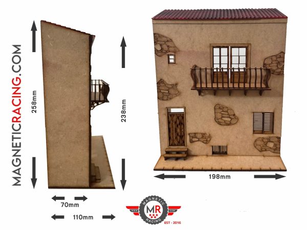 Targa Florio Building for slot car tracks 1:32 scale