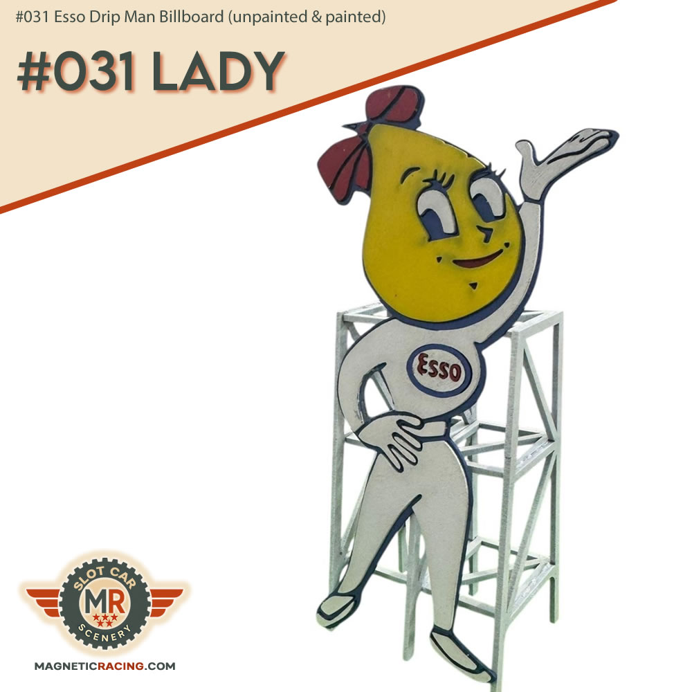 drip lady abbey for slot car scenery