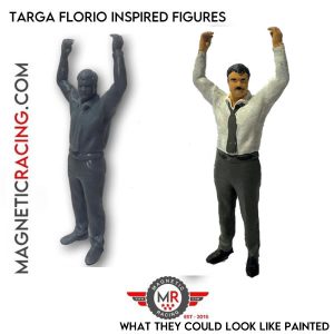Targa 001 Both Arms Up (Targa Florio 1:32 Scale Figure)