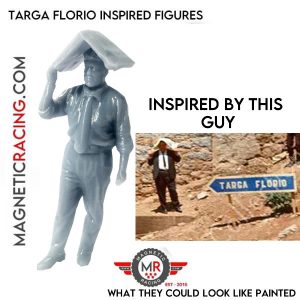 Targa Florio Newspaper on head man
