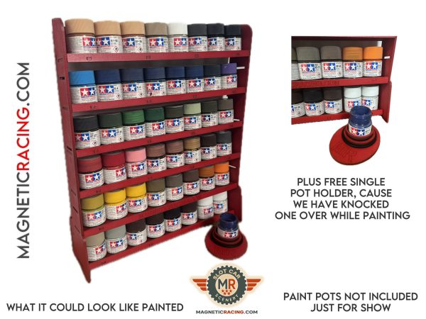 Tamiya Paint Pot Rack 1