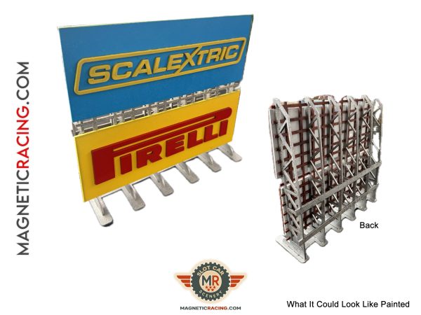 Double Stick Race track Scenic Billboards for Slot car Tracks