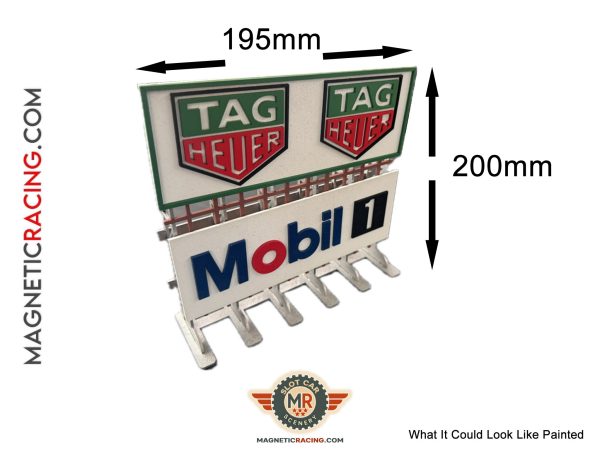 Double Stick Race track Scenic Billboards for Slot car Tracks