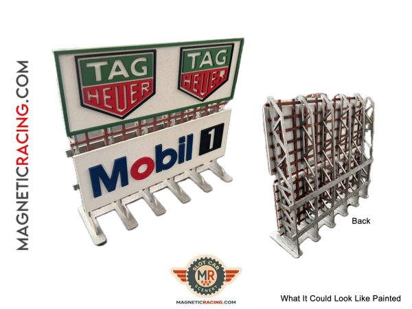 Double Stick Race track Scenic Billboards for Slot car Tracks