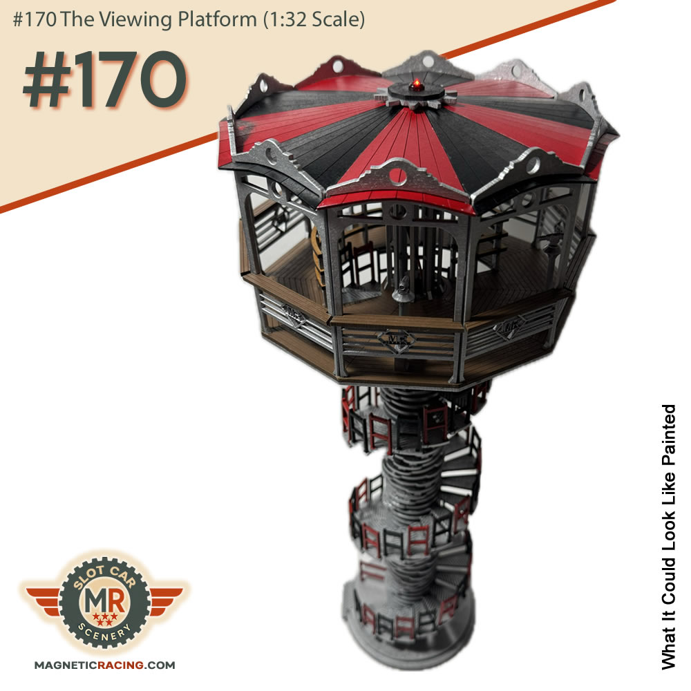 1:32 scale spiral Viewing platform